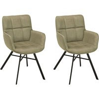 OMG Design Armlehnstuhl "Marcon" (Set) 2 Stk.Esszimmerstuhl, pflegeleichter Bezug von Omg Design