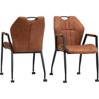 OMG Design Armlehnstuhl "Point", (Set), 1 St., Stoff, Esszimmerstuhl mit Rollen, Bürostuhl von Omg Design