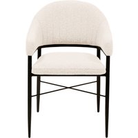 OMG Design Armlehnstuhl "Roma" (Set) 2 Stk.bequemer Esszimmerstuhl, Polsterstuhl mit Bouclé Bezug von Omg Design