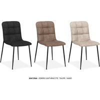 OMG Design Esszimmerstuhl "Ancona" (Set) 2 Stk. Stoff Schalenstuhl, bequem gepolstert, Esszimmerstuhl von Omg Design