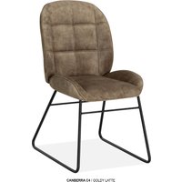 OMG Design Esszimmerstuhl "Canberra" (Set) 2 Stk. Stoff Esszimmerstuhl, pflegeleichter Samtvelour Bezug von Omg Design