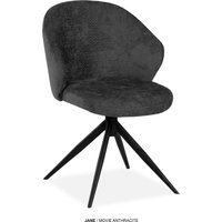 OMG Design Esszimmerstuhl "Jane" (Set) 2 Stk. Stoff Drehstuhl mit auto-return, Schalenstuhl von Omg Design