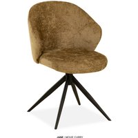 OMG Design Esszimmerstuhl "Jane" (Set) 2 Stk. Stoff Drehstuhl mit auto-return, Schalenstuhl von Omg Design