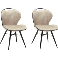 OMG Design Esszimmerstuhl "Mace", (Set), 2 St., Stoff, Lederoptik, pflegeleicht, mit praktischem Griff von Omg Design