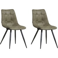 OMG Design Esszimmerstuhl "Peak", (Set), 2 St., Stoff, moderne Sitzschale in Microfaser Lederoptik von Omg Design