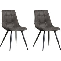 OMG Design Esszimmerstuhl "Peak", (Set), 2 St., Stoff, moderne Sitzschale in Microfaser Lederoptik von Omg Design