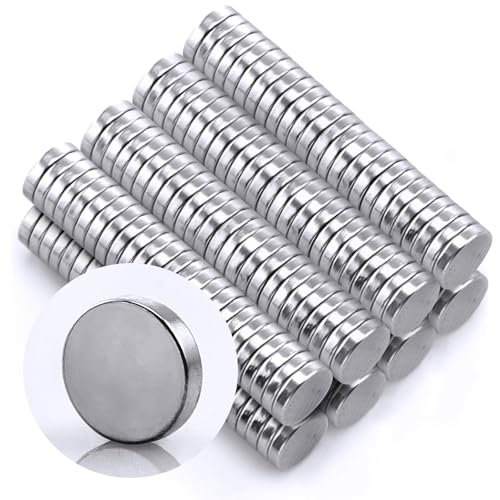 Omicube- N35 Runde Neodym Mini Magnete Extra Stark (200 Stück) | 5x1mm Starke Kleine | Geeignet für Magnettafeln, Kühlschränke, Whiteboards und vieles mehr von Omicube