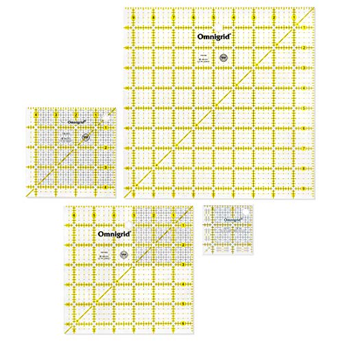 4/Pkg Omnigrid Ruler Value Pack 2 R2595S von Omnigrid
