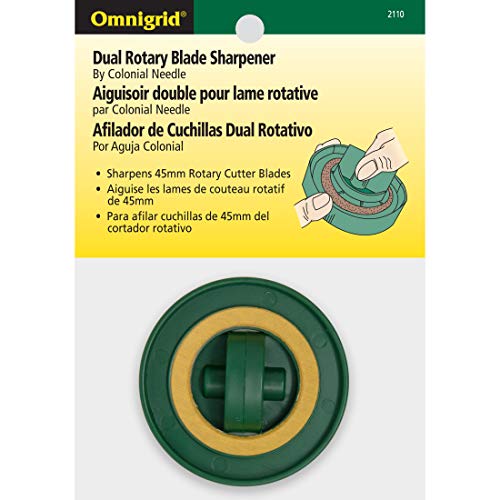 Omnigrid OG2110 Dual Rotary Blade Sharpener Ausstechformen und Zubehör, Metall Kunststoff, Grün, 6.25 x 3.88 x 1.25 Omnigrid OG2110 Dual Rotary Blade Sharpener Ausstechformen und Zubehör, Metall Kunststoff, Grün, 6.25 x 3.88 x 1.25 von Omnigrid