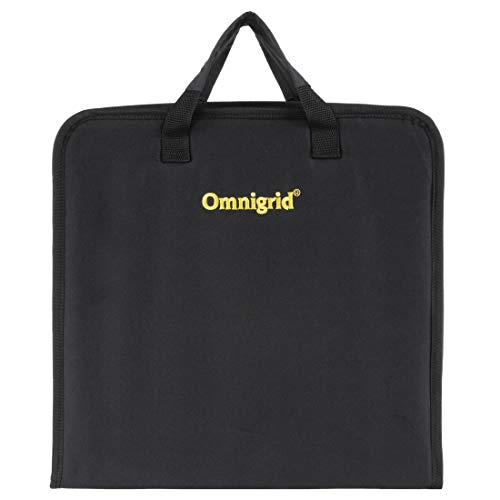 Omnigrid Quilters Travel Case Quilter's Reisetasche, 34,3 x 35,6 x 6,3 cm, Schwarz, Polyvinyl Chlorid (PVC), durchsichtig von Omnigrid