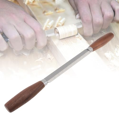 Omninmo Ziehmesser Holz Höhlenwerkzeug Holzbearbeitung Strainght Form Messer Hölzer Entrindungswerkzeug Trimmmesser Holzmeißel Ziehmesser von Omninmo