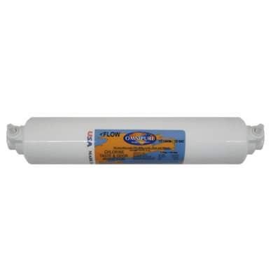 Omnipure k2505-ss | 5,1 cm Durchmesser x 25,4 cm L Inline-Filter | 5 Mikron Sediment Filter | 90 ° Winkelstück 1/10,2 cm QC Armatur K Series von Omnipure