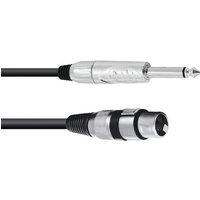 Omnitronic - Kabel AC-50 XLR-Kuppl./Klinke-St.mono 2m Anschlusskabel Stecker Audio HiFi Ominitronic von Omnitronic