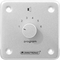 Omnitronic 80711073 Einbau ELA-Programmwähler Silber von Omnitronic