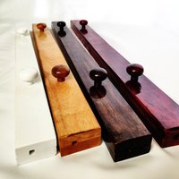 45 - 84 cm Mangoholz Quilt Aufhänger Wanddisplays Handgemachter Teppich Wandteppich Display Und Wandaufhänger Mit Drehknöpfen Melamin Finish von Omnya17