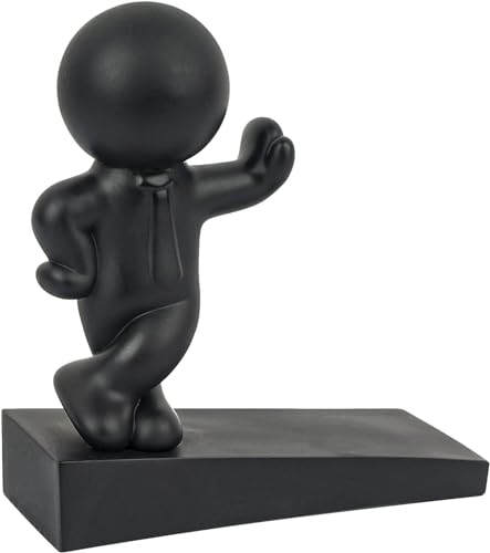 Niedlicher Türstopper, dekorativer neu gestalteter Buddy-Türstopper, effektiv, um Ihre Tür offen zu halten, schwarz (1 Stück) Niedlicher Türstopper, dekorativer neu gestalteter Buddy-Türstopper, effektiv, um Ihre Tür offen zu halten, schwarz (1 Stück) von Omoojee