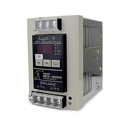 S8VS-18024 | 247536 | OMRON POWER SUPPLY 180W 100-240VAC INPUT, 24 VDC 7.5A OUTPUT, DIN RAIL MOUNTING von Omron