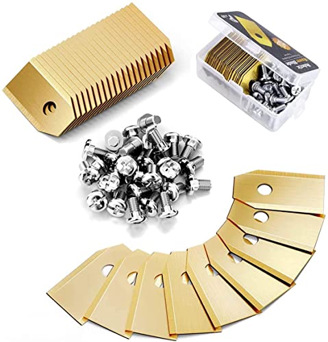 Mährobotermesser, 30 Universal-Ersatzklingen, Ersatzmesser, geeignet für alle Rasenmäherroboter von Husqvarna Automower, Gardena, Yardforce von On and Off