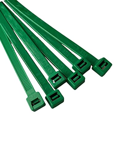 On1shelf® Kabelbinder, 750 mm x 9,0 mm, 76,2 cm, Premium-Kabelbinder, starker und langer Nylon-Kabelbinder (5, Grün) von On1shelf