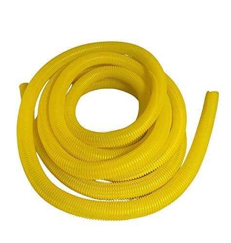 On1shelf Gelb Splitrohr Flexi Rohr 23 mm – 5 m, Kabelmanagementabdeckung, Kabelhalterung von On1shelf