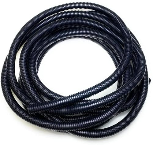 Schwarz Rohrkabel Teil Kunststoff Flexibel Kabel ordentlich Lösung Tube Kanalsystem 10mm breit und 10m lange von On1shelf