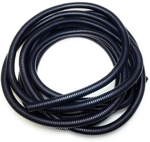 Schwarz Rohrkabel Teil Kunststoff Flexibel Kabel ordentlich Lösung Tube Kanalsystem 15mm breit und 10m lange von On1shelf