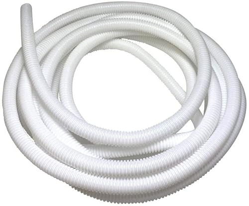 Weiß Rohrkabel Teil Kunststoff Flexibel Kabel ordentlich Lösung Tube Kanalsystem 10mm breit und 10m lange von On1shelf