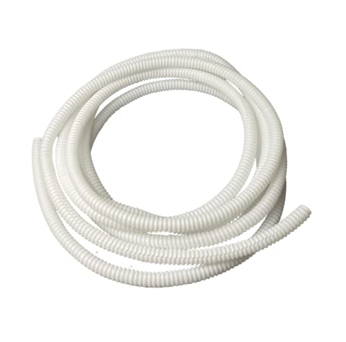 Weiß Rohrkabel Teil Kunststoff Flexibel Kabel ordentlich Lösung Tube Kanalsystem 10mm breit und 2m lange von On1shelf
