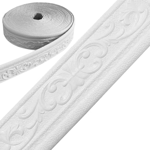 1-pc-Formrein 1 Roll 33 Fuß 3D-Schale und Stickverkleidung Formteile selbstklebende Wand DIY Betriebswerte dekorative Wand für Schlafzimmer Wohnzimmer. 1-pc-Formrein 1 Roll 33 Fuß 3D-Schale und Stickverkleidung Formteile selbstklebende Wand DIY Betriebswerte dekorative Wand für Schlafzimmer Wohnzimmer. von OnIUeZky