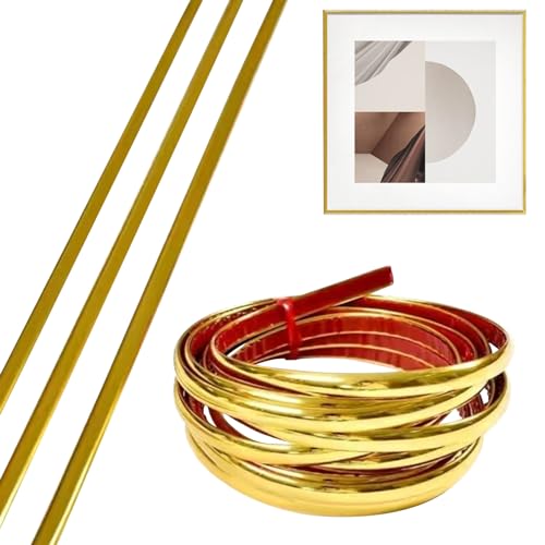 1Roll Formgestaltung mit 33-Fuß-3D-Schale und Stabform-Form-Trimmausstattung selbstklebender Trimmleisten biegsame maßgeschneiderte goldene Goldstreifen für Wanddekoration 1Roll Formgestaltung mit 33-Fuß-3D-Schale und Stabform-Form-Trimmausstattung selbstklebender Trimmleisten biegsame maßgeschneiderte goldene Goldstreifen für Wanddekoration von OnIUeZky