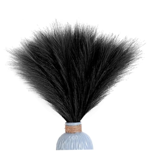 Faux Pampas Gras Großer künstliches gefälschte Pampas Grasanlage Flauschig für Wohnkultur schwarz 45 cm 6pcs ... Faux Pampas Gras Großer künstliches gefälschte Pampas Grasanlage Flauschig für Wohnkultur schwarz 45 cm 6pcs ... von OnIUeZky