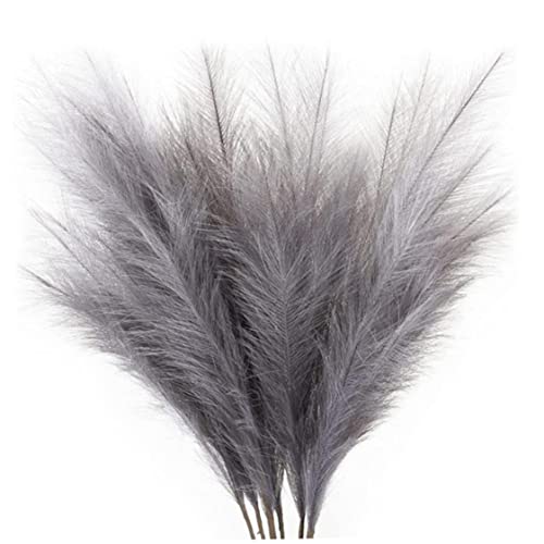 Faux Pampas Gras groß grau Pampas grasdekorkünstig flauschig für Raumdekor 6pcs 45 cm dunkelgrau .... Faux Pampas Gras groß grau Pampas grasdekorkünstig flauschig für Raumdekor 6pcs 45 cm dunkelgrau .... von OnIUeZky