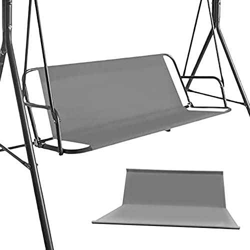 OnIUeZky Gartenschwung Sitzplatzabdeckung Ersatz 45X19X19 Zoll wasserdichtes Gartenschuhstuhl Abdeckung für den Außenbereich 2 und 3 Sitzerstuhl grau .. von OnIUeZky