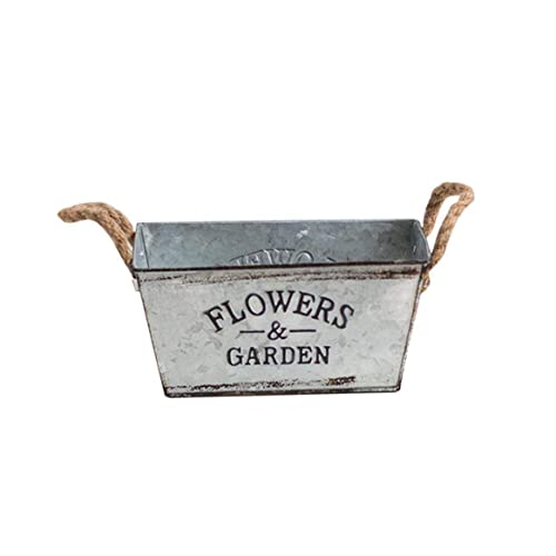 OnIUeZky Vintage Metall Blütenkanal Pflanze Barrel Eisen Kleiner ovaler Pflanzgefäß Korb für saftige Pflanzenhydroponic Container Innen im Freien Balkon Fensterblockdekoration .. Dekor. OnIUeZky Vintage Metall Blütenkanal Pflanze Barrel Eisen Kleiner ovaler Pflanzgefäß Korb für saftige Pflanzenhydroponic Container Innen im Freien Balkon Fensterblockdekoration .. Dekor. von OnIUeZky