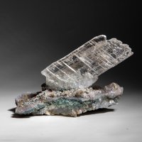 Gips Var. Selenit Auf Matrix Aus Rio Grande Do Sul, Brasilien von AstroGalleryOfGems
