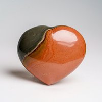 Echtes Poliertes Polychrome Jaspis-Herz Aus Madagaskar | 402 Gramm von AstroGalleryOfGems