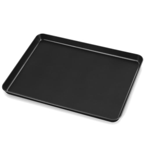 Backblech, Onader Karbonstahl Rechteckig Ofenblech, Kuchenblech mit Antihaftbeschichtung für Kochen Backen Servieren, Gesund & Leicht zu Reinigen, 40,5×30,5×2,5cm von Onader