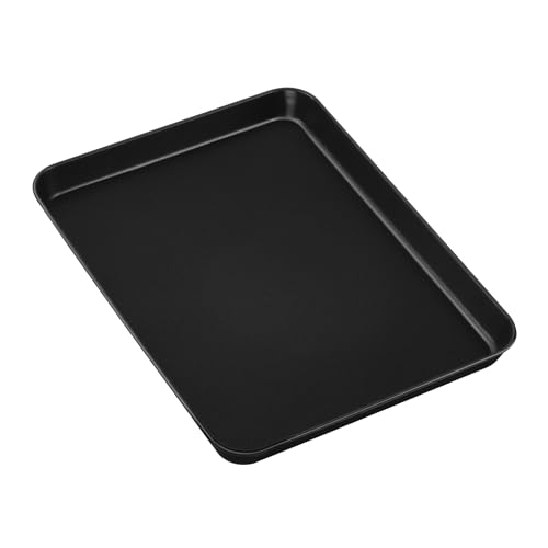 Backblech, Onader Karbonstahl Rechteckig Ofenblech, Kuchenblech mit Antihaftbeschichtung für Kochen Backen Servieren, Gesund & Rostfrei, 31,4×24,6×2,5cm von Onader