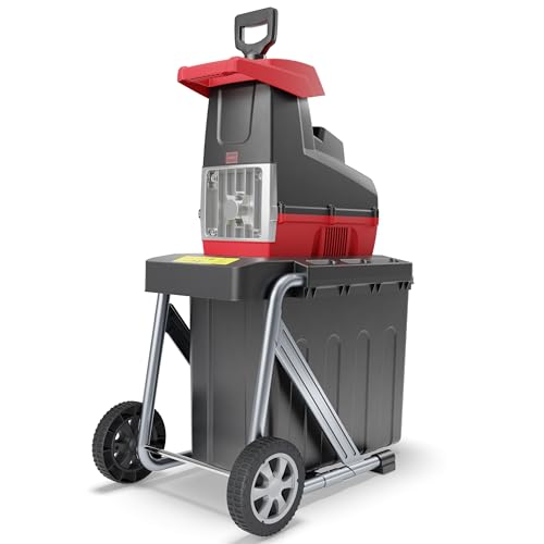 ONBEST Elektro Gartenhäcksler – 2800 Watt Motor – 44 mm Schnittkapazität – 60 Liter Auffangbox – Selbsteinzug – Rücklauffunktion – inkl. Nachstopfer – Transporträder – Leisehäcksler für Holz ONBEST Elektro Gartenhäcksler – 2800 Watt Motor – 44 mm Schnittkapazität – 60 Liter Auffangbox – Selbsteinzug – Rücklauffunktion – inkl. Nachstopfer – Transporträder – Leisehäcksler für Holz von Onbest