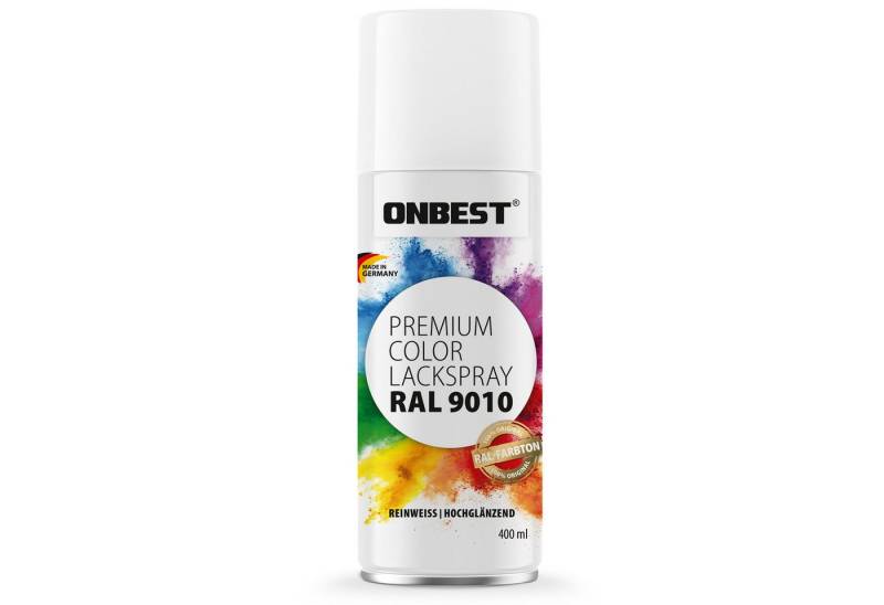 Onbest Sprühlack PREMIUM Lackspray 400 ml, Hohe Pigmentierung, Made in Germany von Onbest