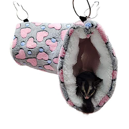 Oncocare Kleintier-Hängetunnel, Hängespielzeug für Hamster, Hängematte, Bettzubehör für Chinchilla, Frettchen, Eichhörnchen, Meerschweinchen, Ratte, die sich schlafend stellt Oncocare Kleintier-Hängetunnel, Hängespielzeug für Hamster, Hängematte, Bettzubehör für Chinchilla, Frettchen, Eichhörnchen, Meerschweinchen, Ratte, die sich schlafend stellt von Oncpcare