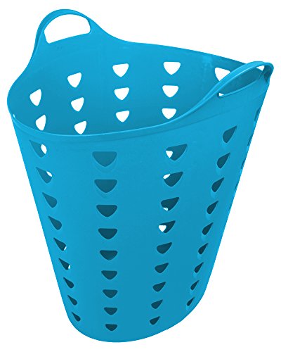 Ondis24 großer belüfteter Wäschesammler Universalkorb Flexi Tub ca. 60 Liter (Blau) von Ondis24