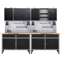 ONDIS24 Werkstatt-Set, 240 cm, mit 2 LED Lampen von Ondis24