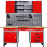 ONDIS24 Werkstatt-Set "Harry", höhenverstellbar, inkl. 22-tlg. Hakenset ONDIS24 Werkstatt-Set "Harry", höhenverstellbar, inkl. 22-tlg. Hakenset von Ondis24