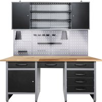 ONDIS24 Werkstatt-Set "Harry", mit LED Touch-Lampen, inkl. Hakenset von Ondis24