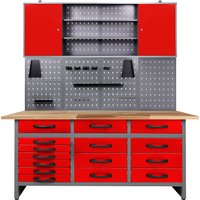 ONDIS24 Werkstatt-Set "Konny", 160 cm, höhenverstellbar, inkl. Hakenset von Ondis24