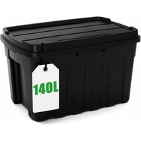 Ondis24 Aufbewahrungsbox »Tuffpacker«, BxHxT: 77 x 47 x 52 cm, 140 Liter, schwarz von Ondis24