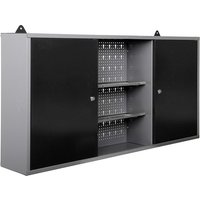 Ondis24 Hängeschrank, BxHxT: 120 x 60 x 19 cm, Metall, schwarz/grau von Ondis24