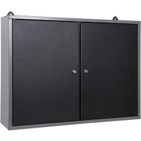 Ondis24 Hängeschrank, BxHxT: 80 x 60 x 19 cm, Metall, schwarz/grau von Ondis24