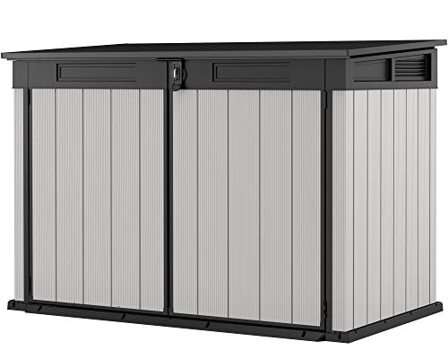 Ondis24 Keter Kissenbox Premier Box, Sitztruhe, Gartenbox, Outdoor Auflagenbox, Kissentruhe Garten, Sitzbank, regensicher (2020 Liter) von Ondis24